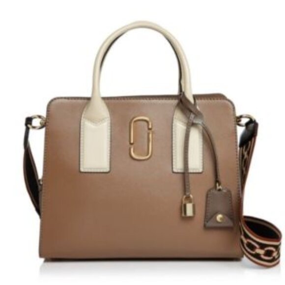 (BRAND NEW) MARC JACOBS Big Shot Color Block Saffiano Leather Satchel - Picture 1 of 10